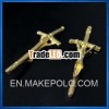 Beautiful Papal Crucifix on Flip Ring, Cross Pendant