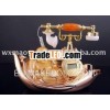 antique pearl gold telephone,  new exclusive gift