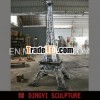 metal sculpture of Eiffel Tower model