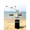 316 grade stainless steel hollow ball sculpture for outdoor decoration