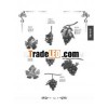 Wrought iron flowers