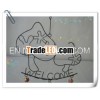 mushroom style iron wire metal wind chime