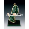 Bronze Table Clock Sculpture