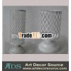 White metal lantern for wedding decoration