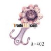 (A-402) new design metal craft iron craft curtain hardwear craft flower garden curtain hanger