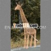 CI wire mesh sculpture 3D with LED Light for Theme Park
