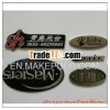 Customized shiny finishing die cast metal badges