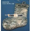 pewter xmas sock ornaments
