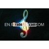 Flashing Brooch/music note