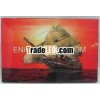 boat 3D look metal wall decor