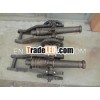 Cast iron decorative cannons