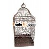 Hanging antique big metal decorative bird cage