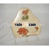 FWS9871 iron flower pots with hook wall ornament