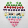 2cm Color Heart Bell
