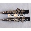 Metal hair clip with fake stone(DHC0903)