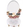 Stand Mirror w/poly Pearlized Tray