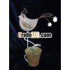 metal owl pot