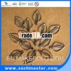 High quality Leaf shape Nickel clip for book and paper
