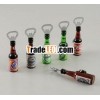 beer bottle shape bottle opener with magnet