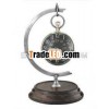 antique table clock , gift clock ,  nautical brass clock 13155