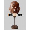 Face Shaped Decorative Sculpture with Stand