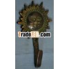 Key Hook Surya Brass Metal Sculpture Hanging one hanger