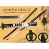 Traditional decorative samurai katana sword with carbon steel blade and iron tsuba JL1821