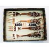 4pcs teafork set gift set,  promotion,  cake fork,  dessert fork set