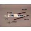 silver plated brass Candle Snuffer Brass with wooden handle