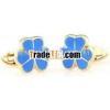 Custom Enamel Cufflink with Plastic Box Packed