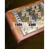 Silver chess set