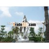 Metal Stainless Garden Steel Dolphin Animal Art Statue
