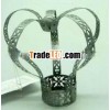 Crown with Old Silver Antique Finish