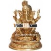 Brass Lord Ganesha India Artifacts Arts Home Decoration Metal Craft