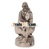 White Metal Sai Baba ,  Handicaraft Sai Baba Statue