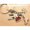 gift craft keychain,  alloy charm keychain , christmas charm keychain