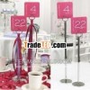 Aluminium card holder/Wedding table card holder/Wedding card stand/Wedding table metal card holder