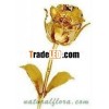Gold Plated Artificial Rose