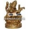 Metal Sculpture - Goddess Saraswati