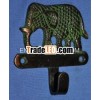 Elephant Brass Metal Key cloth hanger