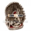 White Metal Statue of God Krishna