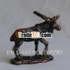2013 crafts metal pewter moose sculpture statue
