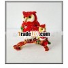Hot selling Pewter Alloy Rhinestone Two owls singing on branch decorative box