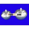 Embossed Handi with Lid,  Embossed Silver Box,  Silver Candy Box