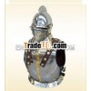 european medievel helmet and breast plate 12000