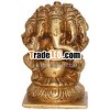Brass Five Faces Lord Ganesha India Arts Religious Crafts Metal Craft