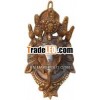 Ganesha Face Hanging - Brass Made Hindu Religion Art Religious Crafts Metal Craft
