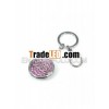 Customize Audi key chain with pink jewelry