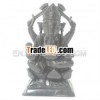 Indian marble Black Marble Ganesh Ganapati reglious Statue home decor