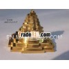 Sri SRI Sampoor yramid Yantra in brass
